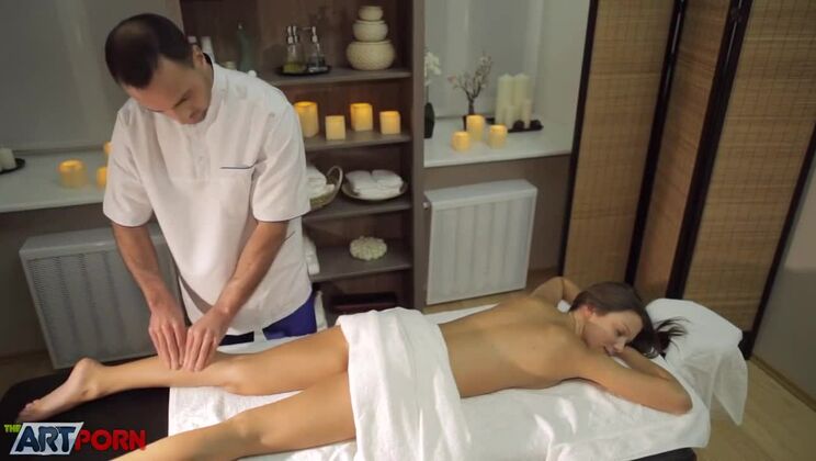 [TheArtPorn] - Hot brunette Nensi B Medina enjoys Foxy Di's touch - Foxy Di