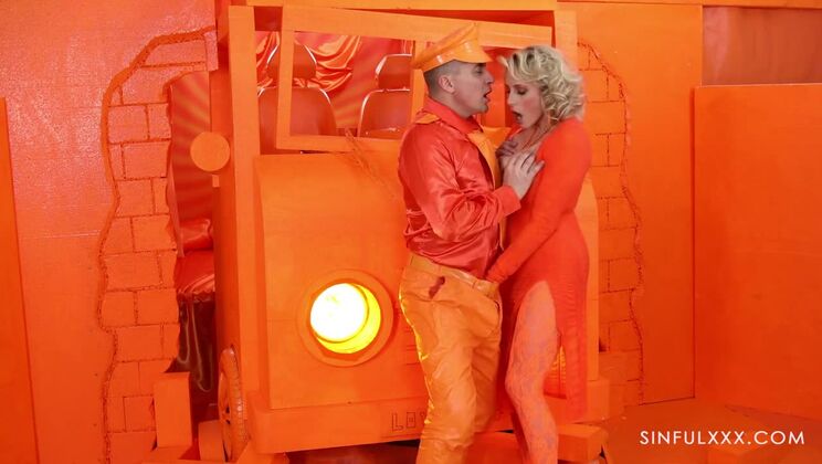 [SinfulXXX] - Brittany Bardot's Big Tits & Hot Moves - Colors On Fire 1 - Brittany Bardot