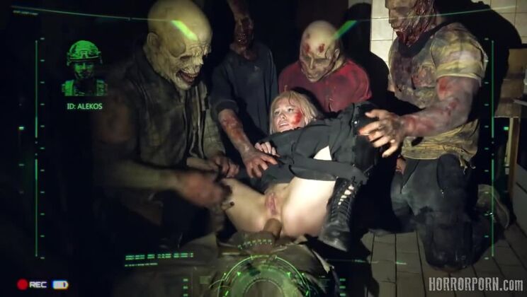 [HorrorPorn] - Zombie Taboo Horror - Hardcore Group & Facial - Bri Klein