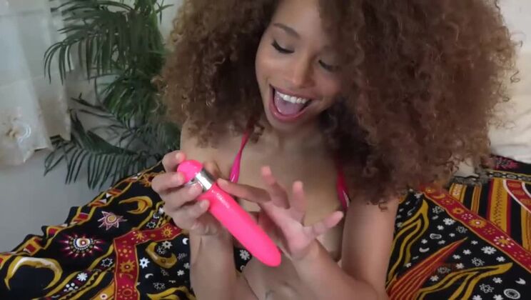 [ATKPetites] - Ebony Cecilia Lion Toying to Orgasm - Cecilia Lion