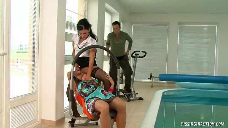 [Tainster] - Lena Cova Thirsty For Piss With Liss White - Lena Cova