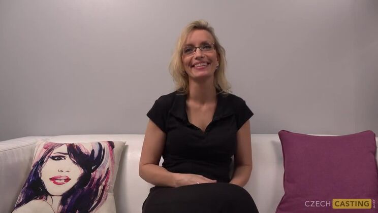 [CzechCasting] - Czech Blonde Ludmila’s Steamy Threesome