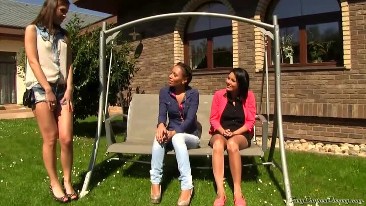 [Tainster] - Lesbian Trio - Pissing, Sex, and Stockings