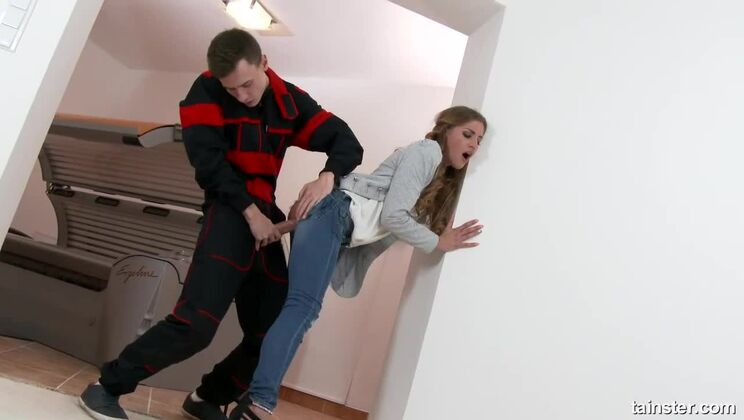 [Tainster] - Pierced & Tattooed Silvia Dellai Destroys Jeans in Hot Scene - Silvia Dellai