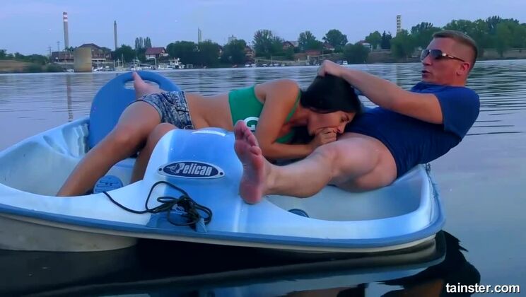 [Tainster] - Big Cock and a Brunette on the Boat with Shrima Malati - Shrima Malati