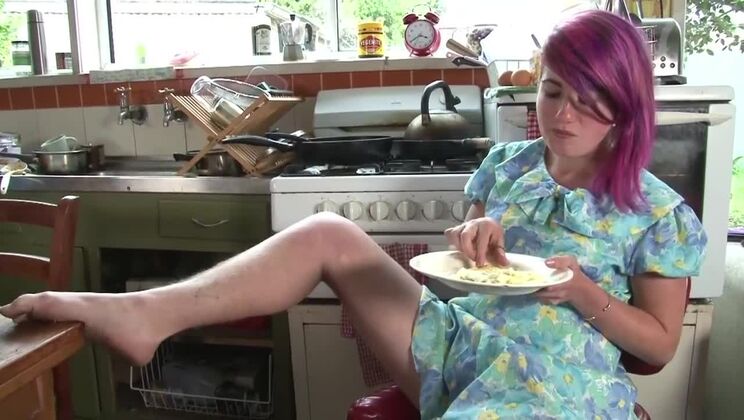 [GirlsOutWest] - Hairy Fun with Lilith in the Kitchen - Lilith