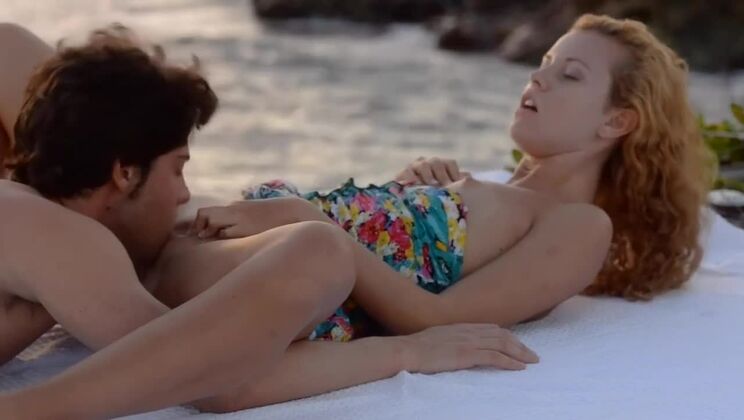 [X-Art] - Beautiful Young Carmen Enjoys Outdoor Cumshot