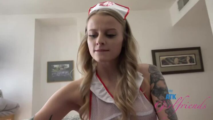 [ATKGirlfriends] - Big Ass Nurse Paris White in Amateur Sex - Paris White