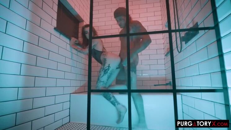 [PurgatoryX] - Tattooed Brunette Goes Wild - Praying Mantis Vol 1 E2 - Abby Lee Brazil