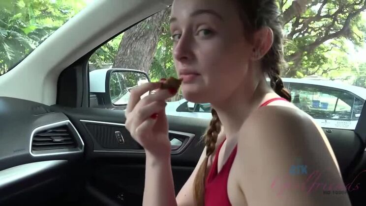 [ATKGirlfriends] - Danni Rivers outdoor fuck - small tits redhead goes wild in Hawaii - Danni Rivers