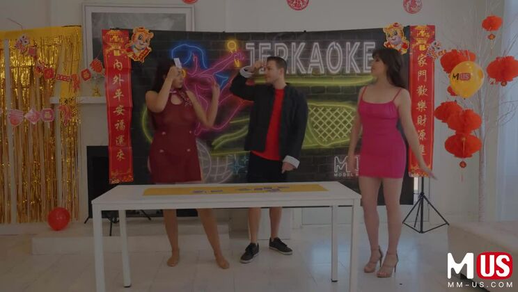 [ModelMediaUS] - Codey Steele and Bella Rolland Facial Scene - Codey Steele - Bella Rolland