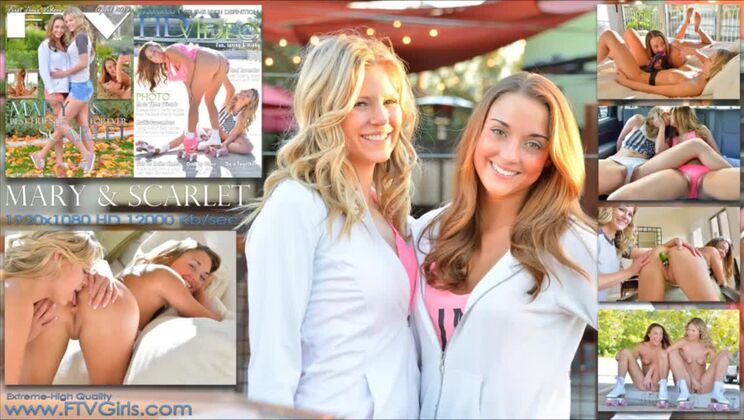 [FTVGirls] - Beautiful Young Ladies Mary and Scarlet Solo Fun