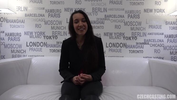 [CzechCasting] - Hot Czech Veronika Shows Her Brunette Skills