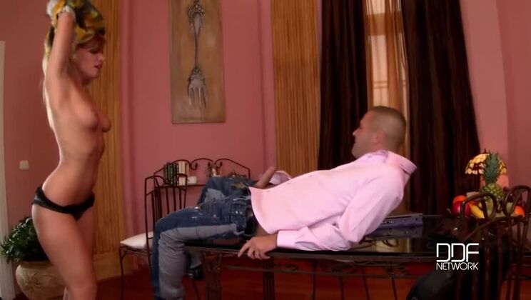 [OnlyBlowjob] - Hungarian Blonde Tiffany Rousso Licks Pussy - Tiffany Rousso