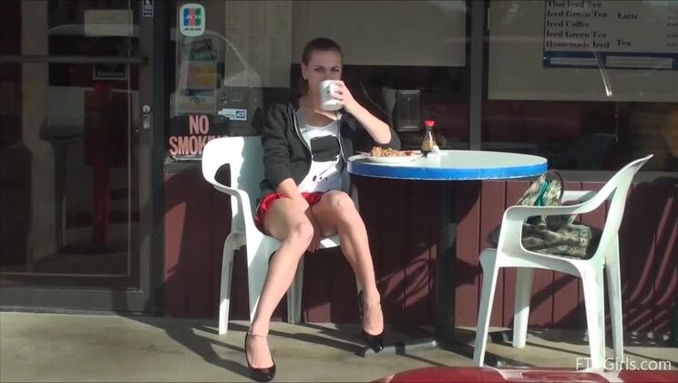 [FTVGirls] - Solo Brunette Teen's First Outdoor Adult Video