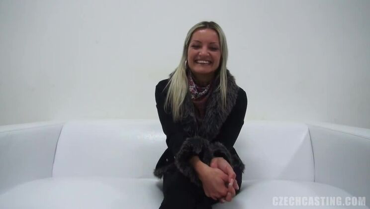 [CzechCasting] - Petra 7720 - Blonde Euro Babe Casting with Monster Cock - Monika