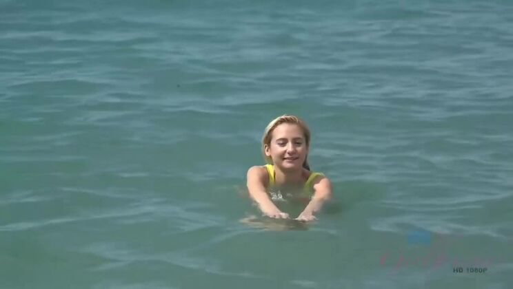 [ATKGirlfriends] - Blonde Odette Delacroix in a Tropical Setting - Odette Delacroix