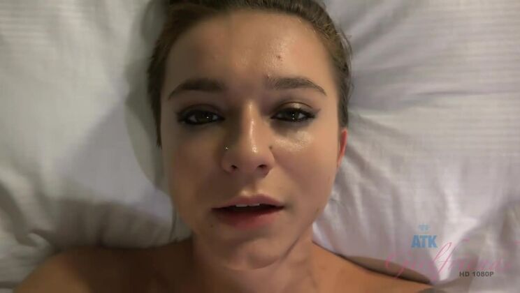 [ATKGirlfriends] - POV fuck and creampie with Kharlie Stone - Kharlie Stone