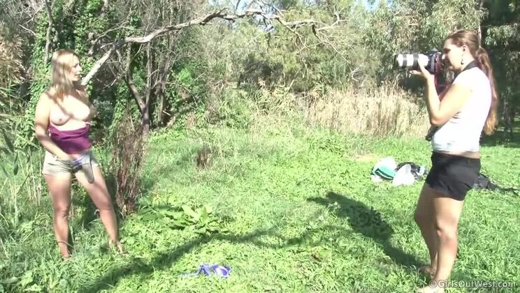 [GirlsOutWest] - Arabella In Nature Behind The Scenes