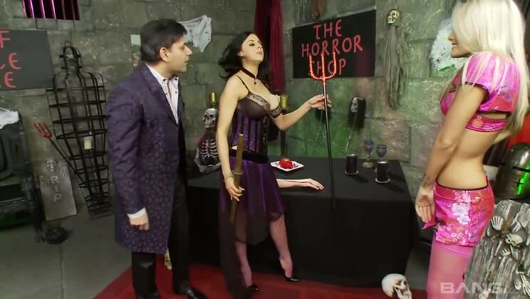 [BANG.com] - Jasmine Gets Cumshot on Her Big Tits in Threesome