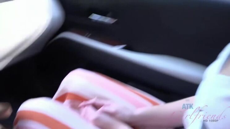 [ATKGirlfriends] - Exhibitionist Blonde Natalia Queen Gets Touchy-Feely - Natalia Queen