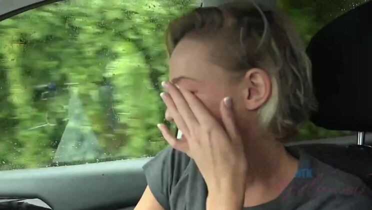 [ATKGirlfriends] - Sexy Blonde Emma Hix in the Car