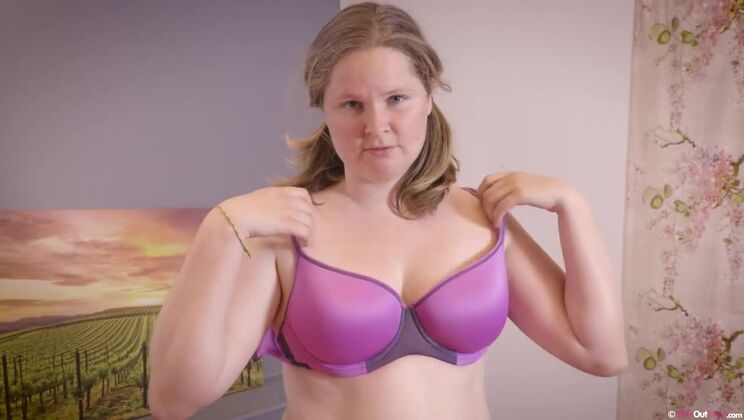 [GirlsOutWest] - Small Breasted Brunette Gets Toyed