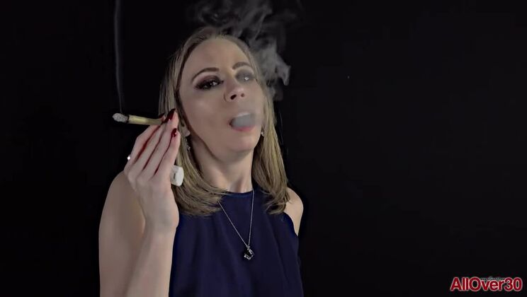 [MatureFetish] - Hairy Norah Nova Solo Smoking - Norah Nova