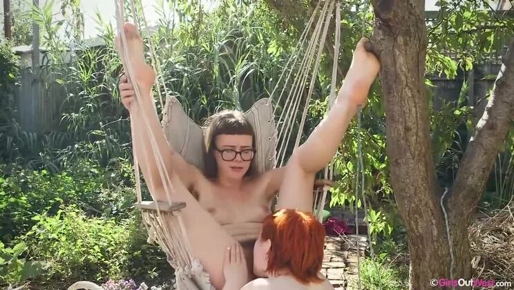 [GirlsOutWest] - Panda and Rosie's Outdoor Fingering Adventure - Rosie - Panda