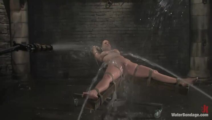 [WaterBondage] - Mia Bangg's Breath Play With The Sarge - Mia Bangg