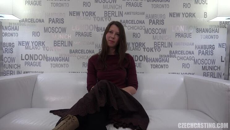 [CzechCasting] - European Czech Brunette Pavlina in Casting