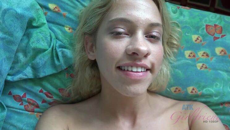 [ATKGirlfriends] - Amateur POV: Khloe's Footjob and Cumshot