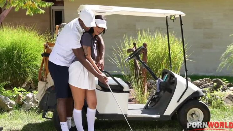 [PornWorld] - Interracial Outdoor Sex with Claudia Bavel - Claudia Bavel