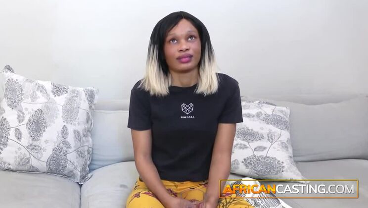 [AfricanCasting] - Giuliana's Deepthroat Cumshot Scene Unleashed - Giuliana