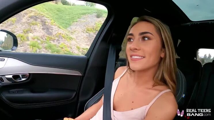 [RealTeens] - Mackenzie Mace Fucks a Guy on a Mountain - Mackenzie Mace