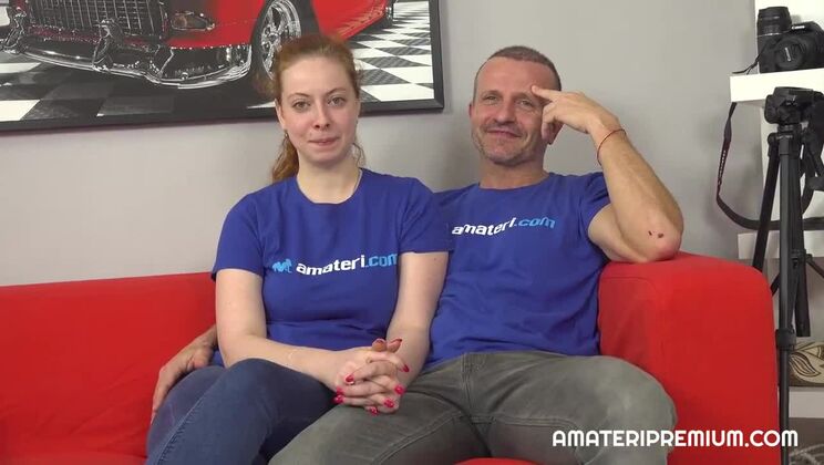 [AmateriPremium] - European Redhead Mia El Camino in Big Tits Casting Fuck - George Uhl - Mia El Camino