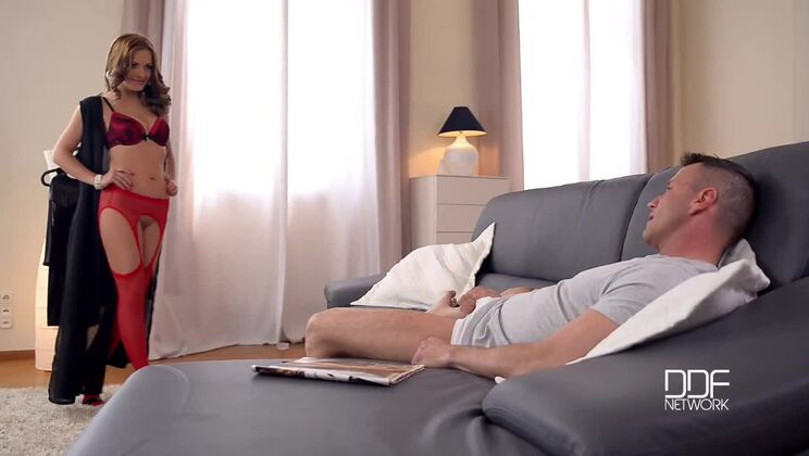 [HotLegsandFeet] - Blonde Bombshell Dominica Phoenix Gets Foot Fetish Fun - Dominica Phoenix