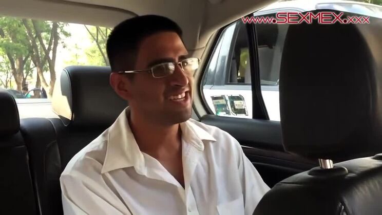 [SEXMEX] -  Handjob in a Car with Silvia Santez, a Mexican Lingerie Model  - Silvia Santez