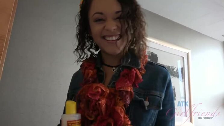 [ATKGirlfriends] - Fingering and Cum for Holly Hendrix's Mouth - Holly Hendrix