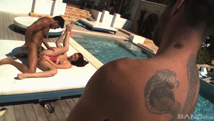 [BANG.com] - Mira Sunset Enjoys Big Cock and Cumshot in Threesome - Mira Sunset