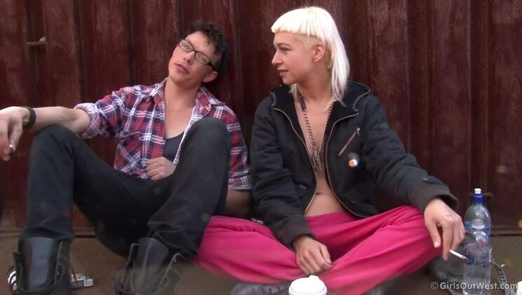 [GirlsOutWest] - The Railway Interview: Steel and Bobby - Maya - Mia