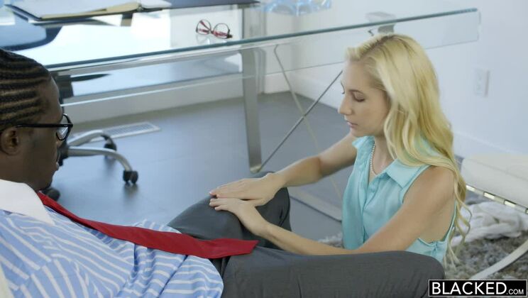 [BLACKED] - Blonde Assistant Gets Pounded By Boss - Odette Delacroix - Michael Williams