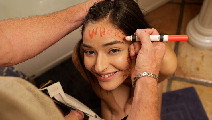 [DaddysLilAngel] - Panties and Miniskirt Couple Fucks - Emily Willis