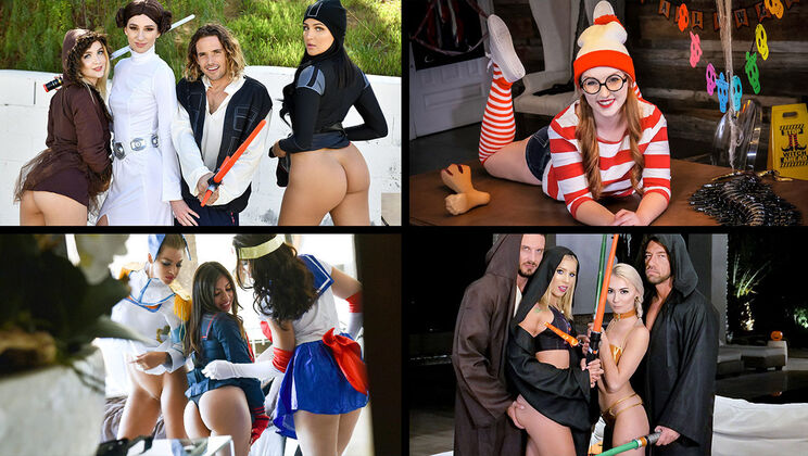 [TeamSkeetSelects] - The Ultimate Cosplay Experience - Daisy Stone - Sami Parker - Brooklyn Gray - Avery Black