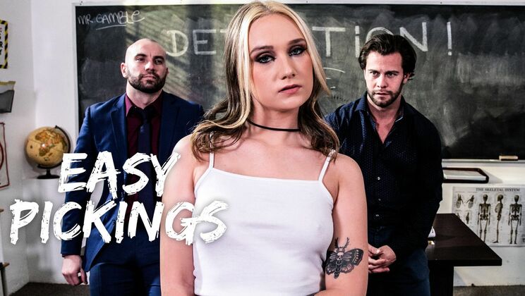 [PureTaboo] - Gwen Vicious Gets Fucked by Two Guys - Seth Gamble - Stirling Cooper - Gwen Vicious