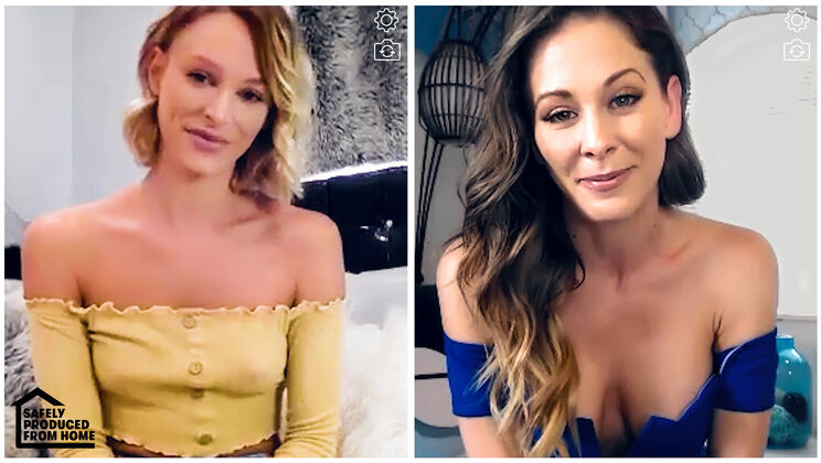 [Mommy'sGirl] - Big Tits Stepmom Misses Small Tits Stepdaughter - Cherie Deville - Emma Hix