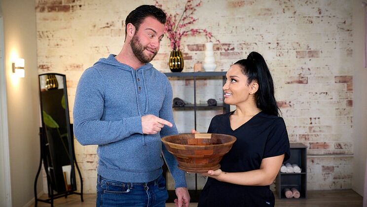 [NuruMassage] - Tattooed and Hairy Fun - Seth Gamble - Gabi Paltrova