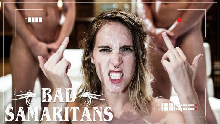 [PureTaboo] - Hairy Teen Takes Two Big Dicks - Cadence Lux - Charles Dera - Seth Gamble