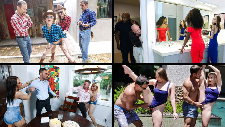 [DaughterSwap] - 4 Girl Stepdaughter Swap Frenzy - Riley Star - Katie Kush - Megan Hughes - Kenzie Madison