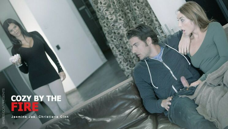 [StepmomLessons] - European Lovelies Enjoy a Cozy Threesome - Jasmine Jae - Jay Smooth - Christiana Cinn